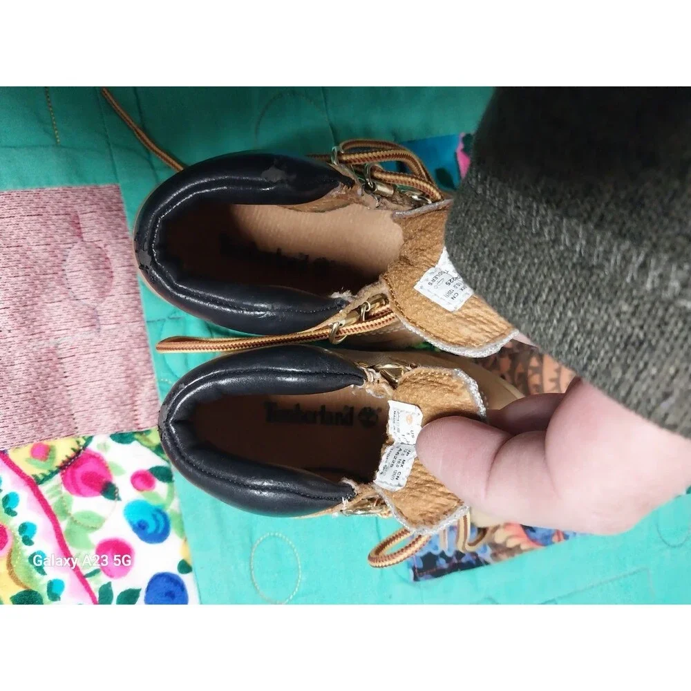 Timberland Toddlers Wheat Brown Field Boots 15845 Size 5